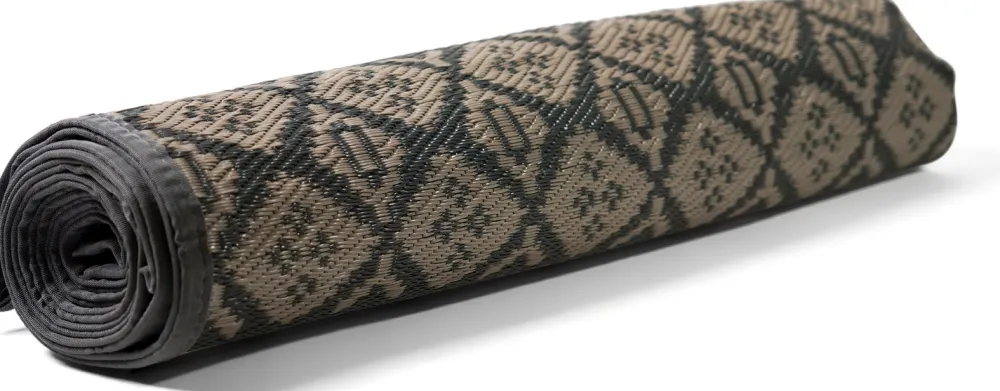 Outlet Outdoor-Teppich Sapporo grau 120 x 180 cm Outdoor-Teppiche