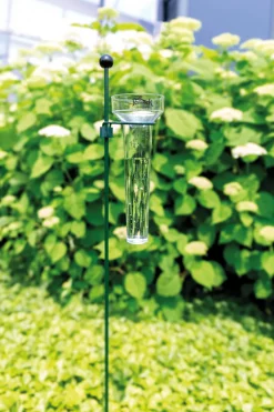 New Peacock Regenmesser transparent D 8,5 H 28 cm Regenmesser