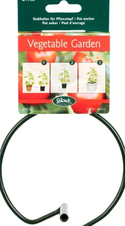 Clearance Peacock Stützhilfe grün D 15 H 5 cm Rankhilfen|Pflanzenstützen