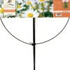 Sale Peacock Stützring mit 3 Stäben grün D 45 H 100 cm Rankhilfen|Pflanzenstützen