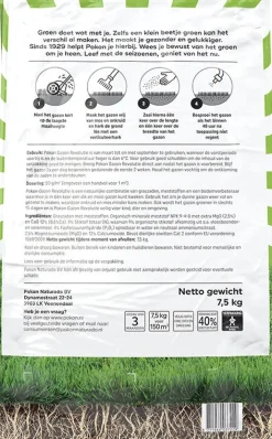 Discount Pokon 3-in-1 Rasensamen, Rasendünger & Bodenverbesserer 7,5 kg Dünger & Pflege|Rasen- & Blumendünger