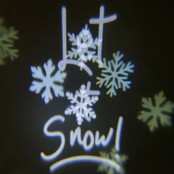New Projektor Let it snow weiß / warmweiß Projektoren