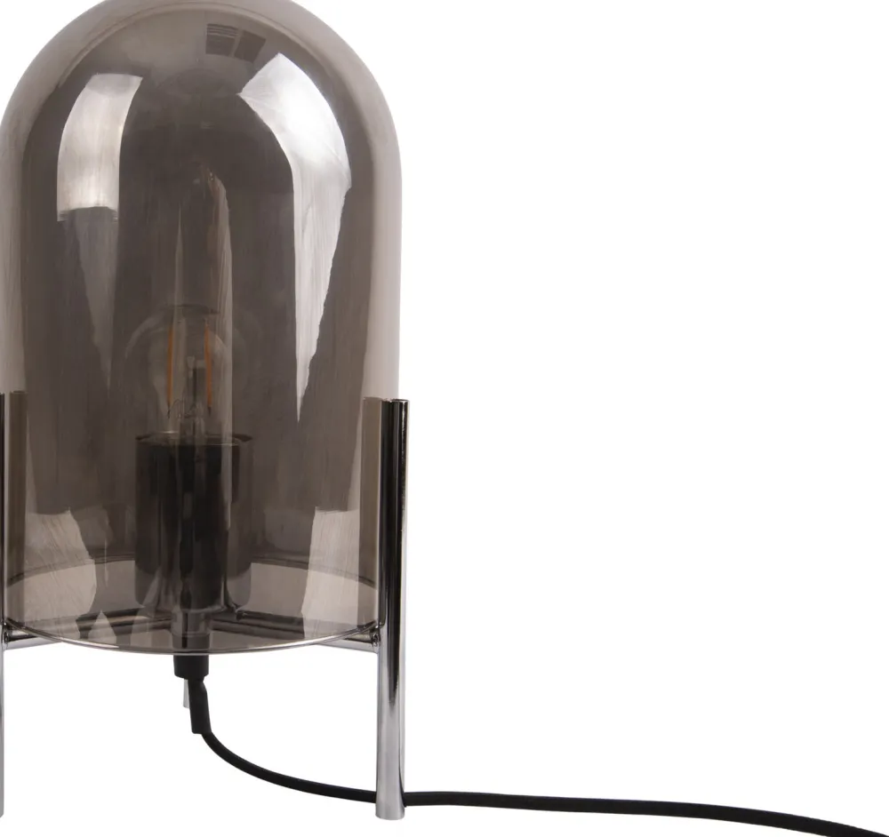 Discount PT Living Tischleuchte Bell grau D 16 H 30 cm Tischleuchten