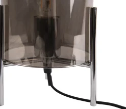 Discount PT Living Tischleuchte Bell grau D 16 H 30 cm Tischleuchten