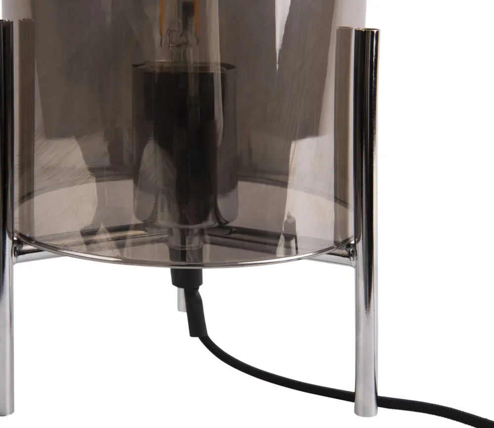 Discount PT Living Tischleuchte Bell grau D 16 H 30 cm Tischleuchten