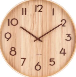 Outlet PT Living Wanduhr Pure natur D 40 H 4,5 cm Uhren