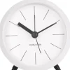 Discount PT Living Wecker Button weiß D 9 H 10,5 cm Uhren
