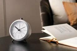 Discount PT Living Wecker Button weiß D 9 H 10,5 cm Uhren