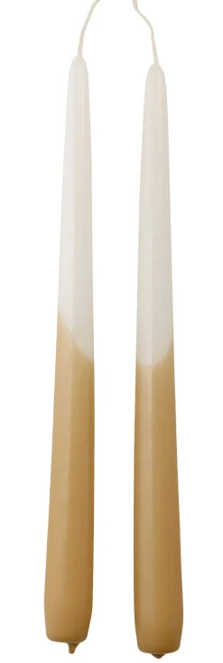 Best Rustik Lys Stabkerzen Dip braun 8 Std. 2 St. Stabkerzen