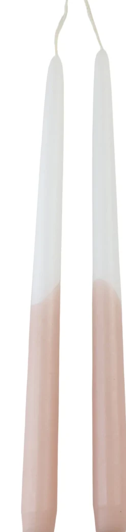 Rustik Lys Stabkerzen Dip rosa 8 Std. 2 St. Stabkerzen