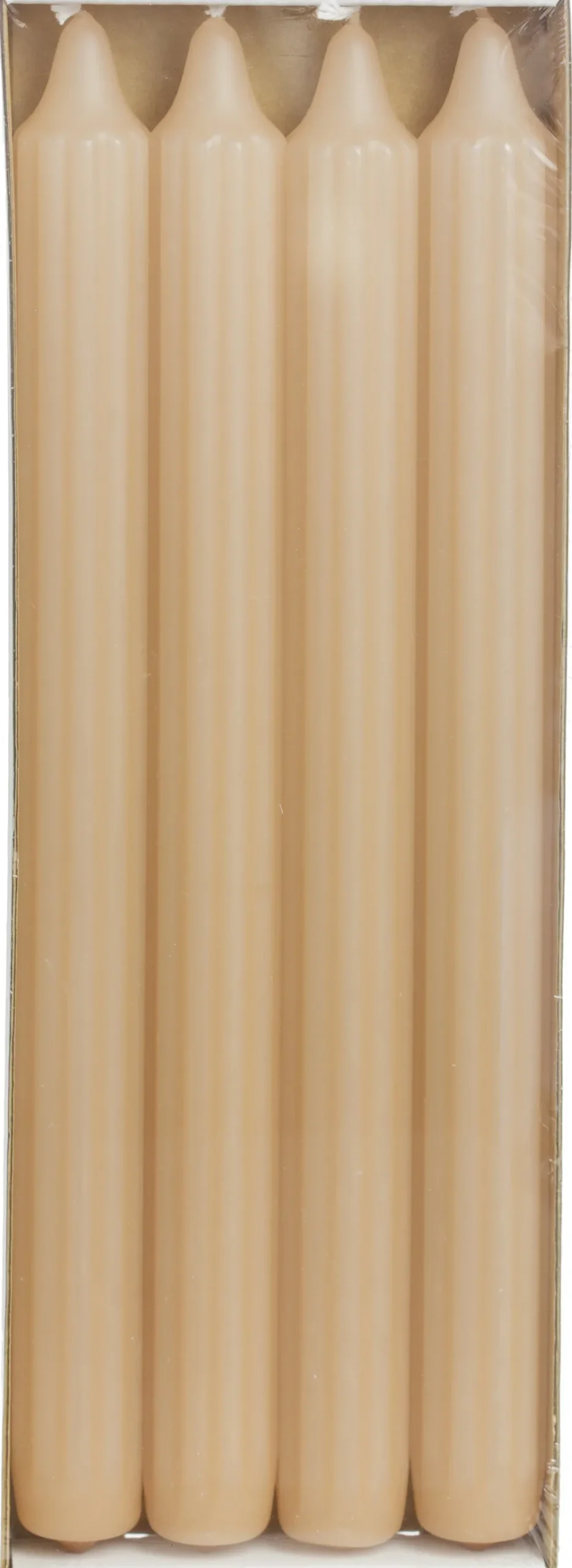 Sale Rustik Lys Stabkerzen Groov orange 9 Std. 4 St. Stabkerzen