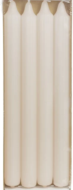 Sale Rustik Lys Stabkerzen Groov hellrosa 9 Std. 4 St. Stabkerzen