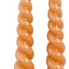 Clearance Rustik Lys Stabkerzen Swirl mini rosa 4 Std. 2 St. Stabkerzen