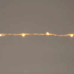 Hot Seil-Lichterkette kupfer 1 m mit 20 LEDs klassisch warm Mini- & Drahtlichterketten