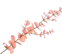 Clearance Silk-Ka Kunstzweig Eukalyptus 75 cm rosa Künstliche Deko-Zweige
