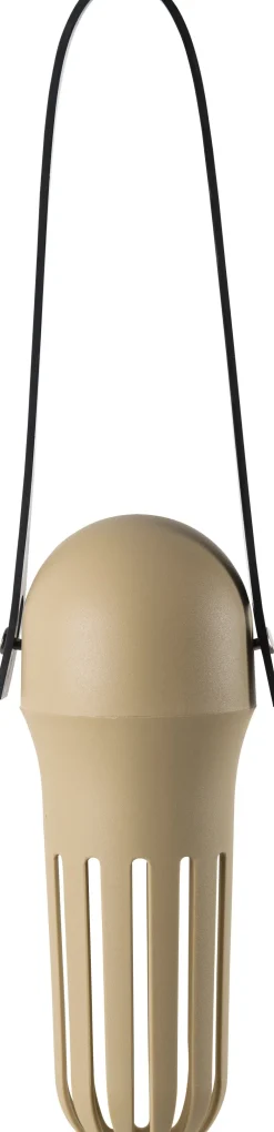 New Singing Friend Erdnuss-Futtersilo Max beige D 8 H 21 cm Gartenvögel|Vogelfutterhäuser