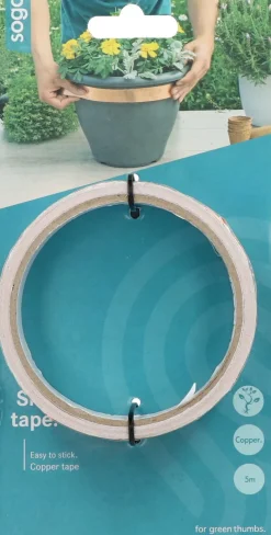 Sale SOGO Schneckenband Kupfer 5 m Pflanzenschutz|Pflanzenschutz- & Schädlingsbekämpfungsmittel