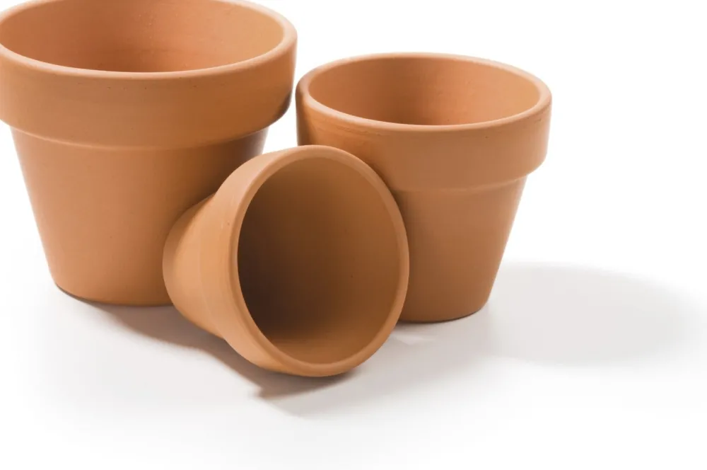 SOGO Terrakotta Anzuchttopf D 5/6 cm 9 St. Anzuchttöpfe