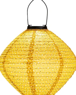 Best Solarleuchte Marrakesh gelb D 29 H 25 cm Solar Gartenleuchten|Außenleuchten Hängend