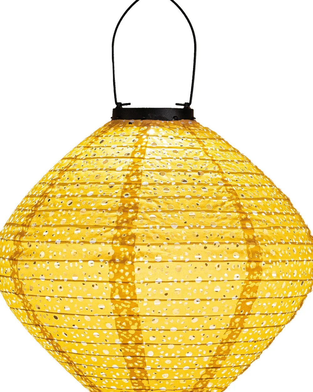 Best Solarleuchte Marrakesh gelb D 29 H 25 cm Solar Gartenleuchten|Außenleuchten Hängend