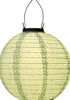 Clearance Solarleuchte Marrakesh grün D 25,5 H 25,5 cm Solar Gartenleuchten