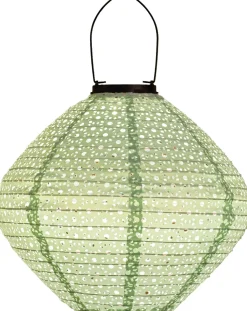 New Solarleuchte Marrakesh grün D 25 H 29 cm Außenleuchten Hängend|Solar Gartenleuchten