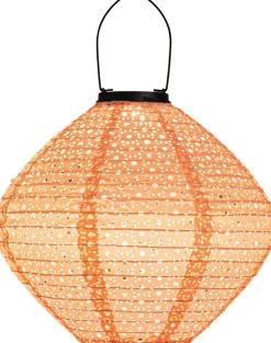 New Solarleuchte Marrakesh rosa D 29 H 25 cm Solar Gartenleuchten|Außenleuchten Hängend