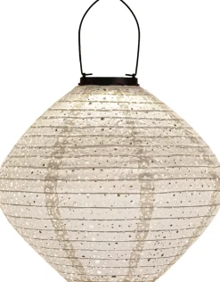 Solarleuchte Marrakesh weiß D 29 H 25 cm Solar Gartenleuchten