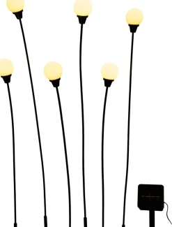 Hot Solarstecker Fireflies LED D 4,5 H 48/57 cm warm weiß Solar Gartenleuchten
