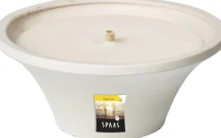 Sale Spaas Citronella-Kerze Ginger Love weiß 9 Std. D 17,5 H 7,5 cm Kerzen Im Glas|Citronella-Kerzen