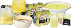 Sale Spaas Citronella-Kerze Lemon Breeze gelb 13 Std. D 10,9 H 4,6 cm Kerzen Im Glas|Citronella-Kerzen