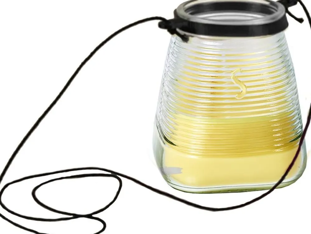 New Spaas Citronella-Kerze Lemon Breeze gelb 45 Std. D 9 H 9,8 cm Kerzen Im Glas|Citronella-Kerzen