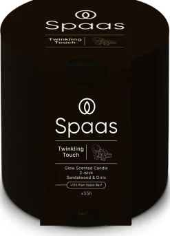 Hot Spaas Duftkerze Essential collection Twinkling Touch grün 55 Std. D 10 H 10 cm Kerzen Im Glas|Duftkerzen
