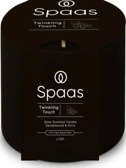 Discount Spaas Duftkerze Essential collection Twinkling Touch grün 35 Std. D 7 H 7 cm Kerzen Im Glas|Duftkerzen