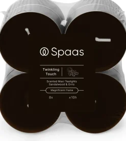 Sale Spaas Duftkerze Essential collection Twinkling Touch grün 10 Std. D 6 H 2,1 cm 8 St. Teelichter|Duftkerzen