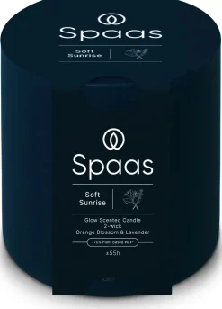 Sale Spaas Duftkerze Essential collection Soft Sunrise blau 55 Std. D 10 H 10 cm Kerzen Im Glas|Duftkerzen