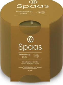 Discount Spaas Duftkerze Essential collection Shimmering Smile beige 55 Std. D 10 H 10 cm Kerzen Im Glas|Duftkerzen