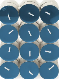 Outlet Spaas Duftkerze Essential Collection Soft Sunrise blau 4,5 Stunden D 3,9 H 1,6 cm 24 St. Teelichter|Duftkerzen