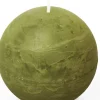 Online Spaas Kugelkerze Essential collection olivgrün 24 Std. D 8 H 8 cm Kugelkerzen