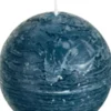 Spaas Kugelkerze Rustic blau-grün 24 Std. D 8 cm Kugelkerzen