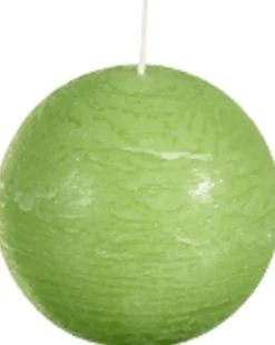 Sale Spaas Kugelkerze Rustic hellgrün 24 Std. D 8 cm Kugelkerzen