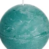 Outlet Spaas Kugelkerze Rustic türkis 24 Std. D 8 cm Kugelkerzen
