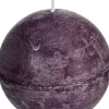 Online Spaas Kugelkerze Rustic violett 40 Std. D 10 cm Kugelkerzen