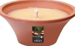 Spaas Outdoor-Kerze in Terracotta-Schale D 15 H 6,5 cm Kerzen Im Glas