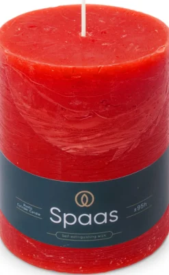 Sale Spaas Stumpenkerze Essential collection rot 95 Std. D 10 H 13 cm Stumpenkerzen