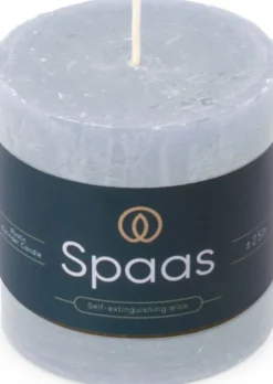Discount Spaas Stumpenkerze Essential collection hellblau 25 Std. D 7 H 7 cm Stumpenkerzen
