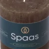Best Spaas Stumpenkerze Essential collection dunkelbraun 25 Std. D 7 H 7 cm Stumpenkerzen