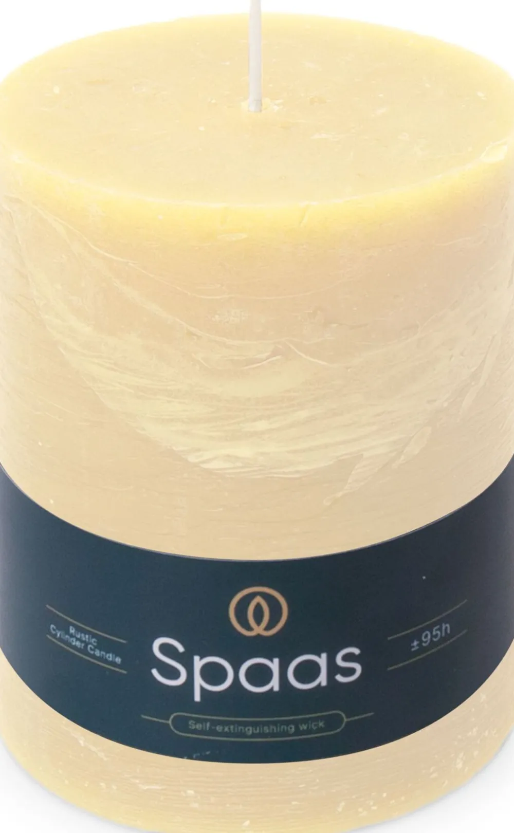 Spaas Stumpenkerze Essential collection creme 95 Std. D 10 H 13 cm Stumpenkerzen