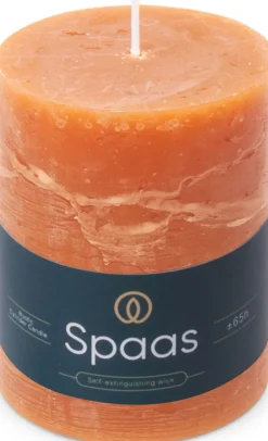 Spaas Stumpenkerze Essential collection orange 65 Std. D 8 H 11 cm Stumpenkerzen