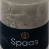 Best Spaas Stumpenkerze Essential collection grau 35 Std. D 7 H 9,5 cm Stumpenkerzen